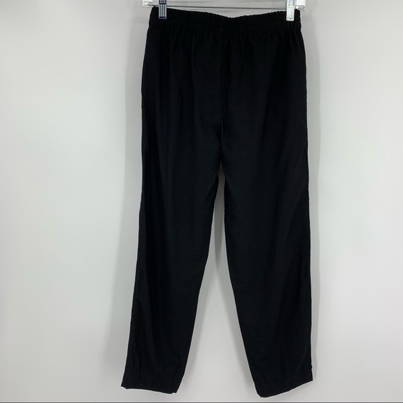 Madewell Drapey Track Trousers Pants Black Size XS - Picture 5 of 7